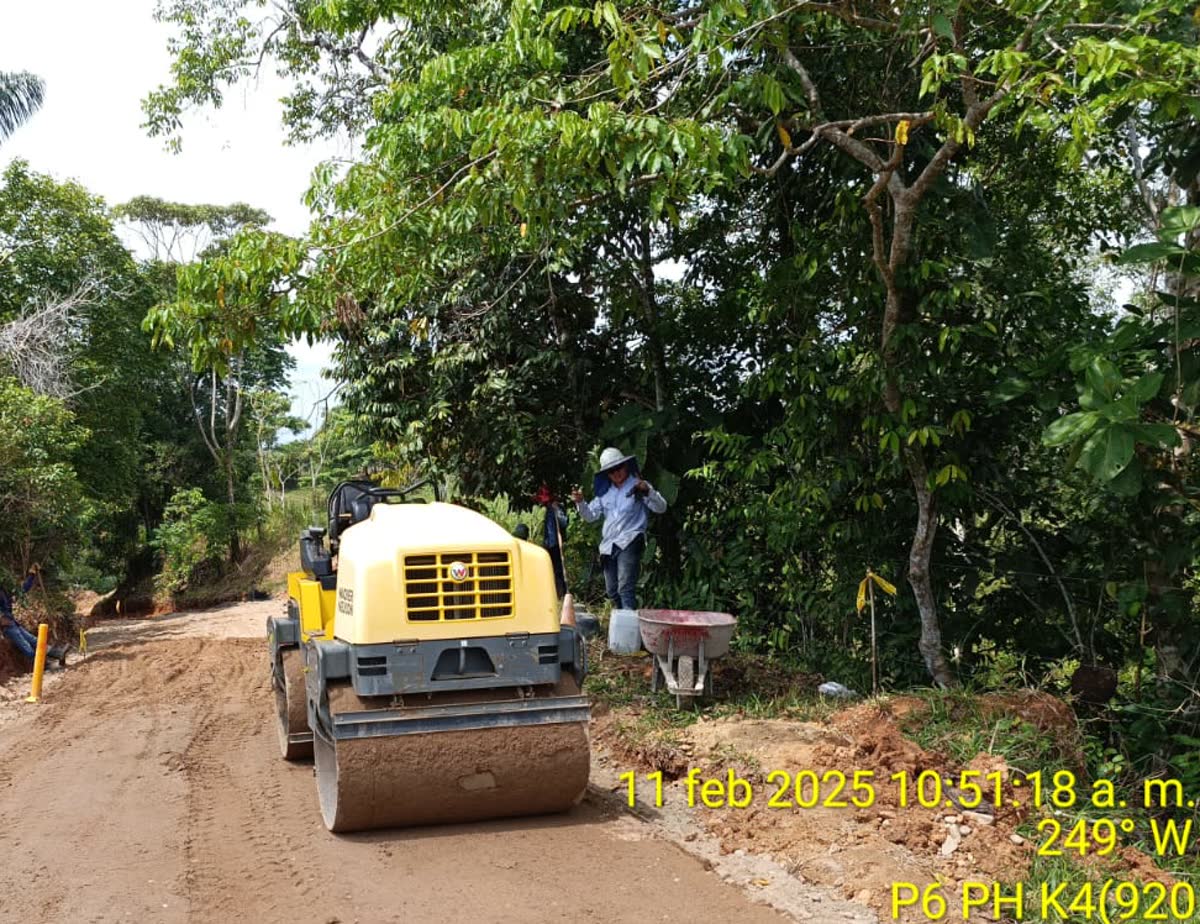 Compactación de la vía